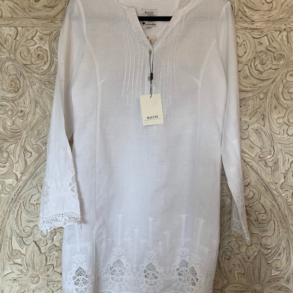 Malvin Bohemian Boho White Dress